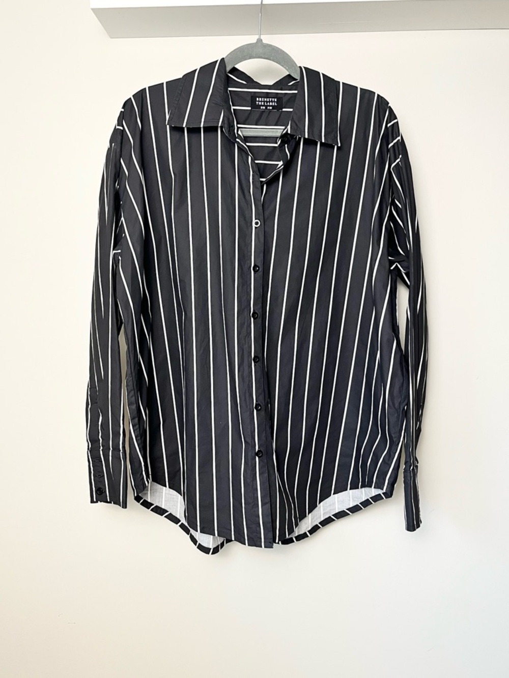 Brunette the Label Striped Button Up Shirt - Picture 3 of 9